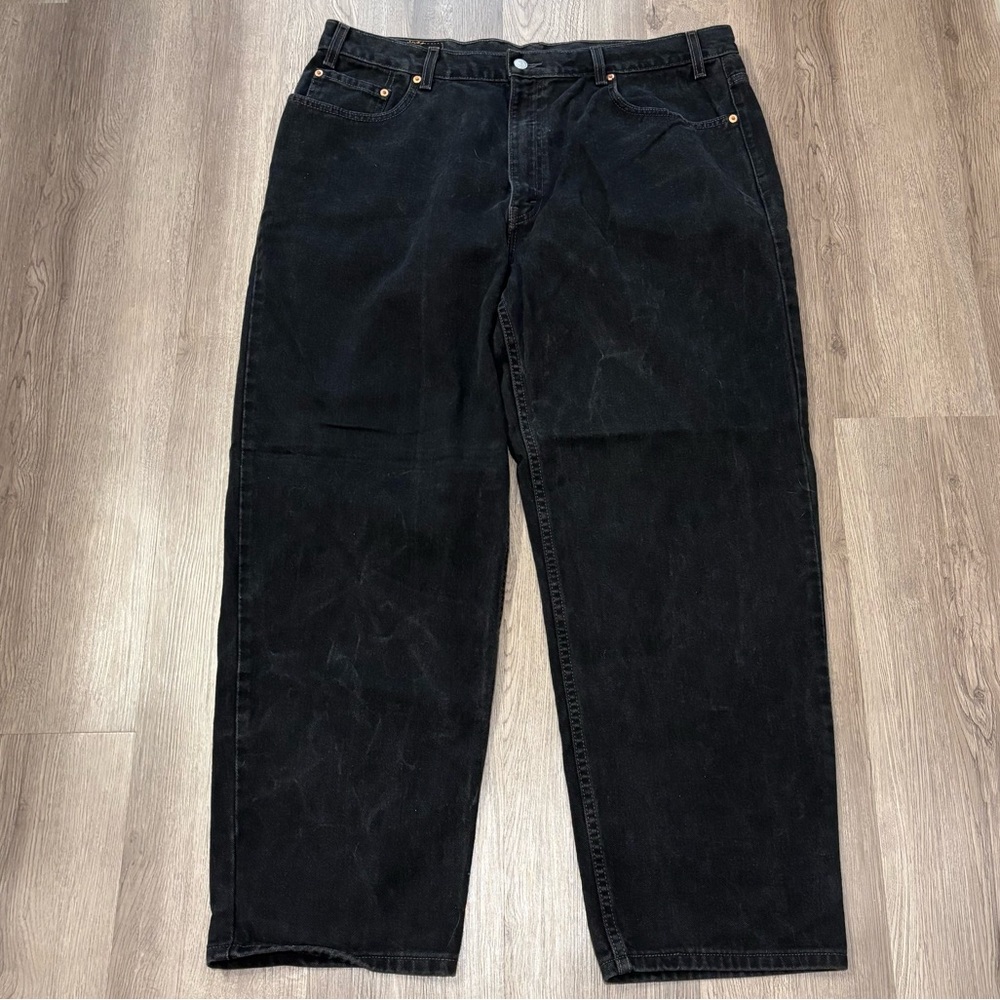 Vintage 2001 Levi’s 550 Jeans Dark Wash Black Denim Men’s 42x30‎ Y2K